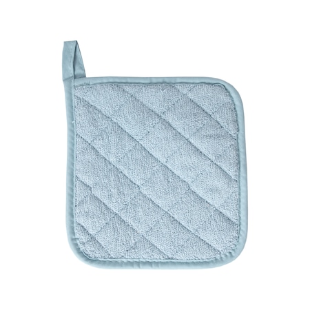 Ritz Value Basics Solid Quilted 100% Cotton Terry Pot Holder Blue Mist, PK12 9653908
